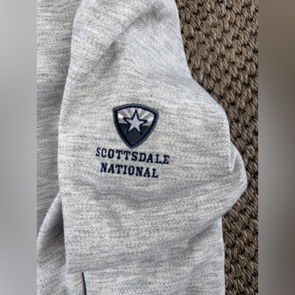 Johnnie-O Mens Maxton 1/4 Zip Hooded Sweatshirt Scottsdale National Golf… - Picture 8 of 14